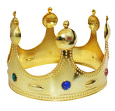 Nessiworld Plastic King Crown Gold Color Child Size